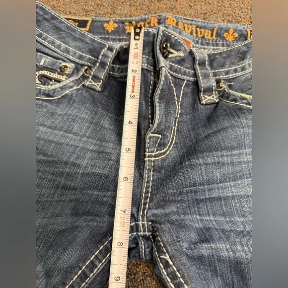 Rock Revival Women's Thick Stitch Jeans Dee Skinny  Size 26 Thick Stitch - Picture 12 of 15